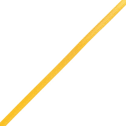 Satin Ribbon Double Faced - 0.125" - Yellow Gold