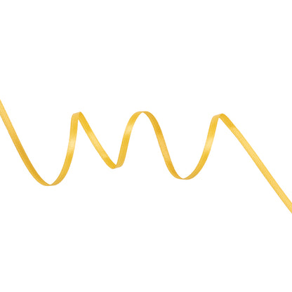 Satin Ribbon Double Faced - 0.125" - Yellow Gold