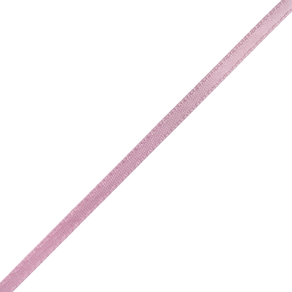 Satin Ribbon Double Faced - 0.125" - Mauve - Folded