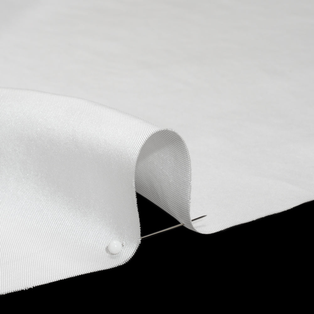 Washed Silk Twill 18mm - Off-White - Detail