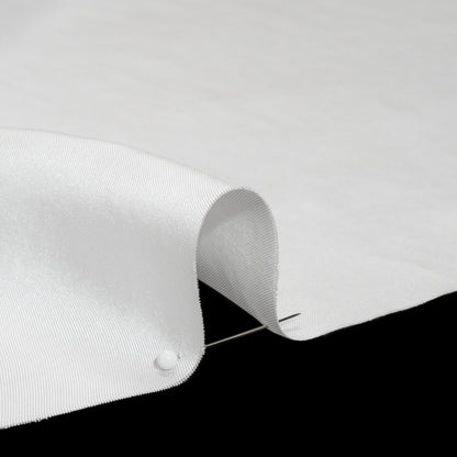 Washed Silk Twill 18mm - Off-White