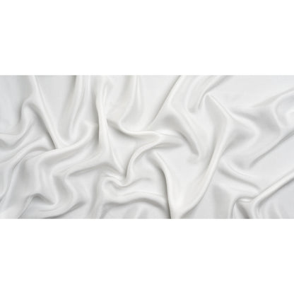 Washed Silk Twill 18mm - Off-White