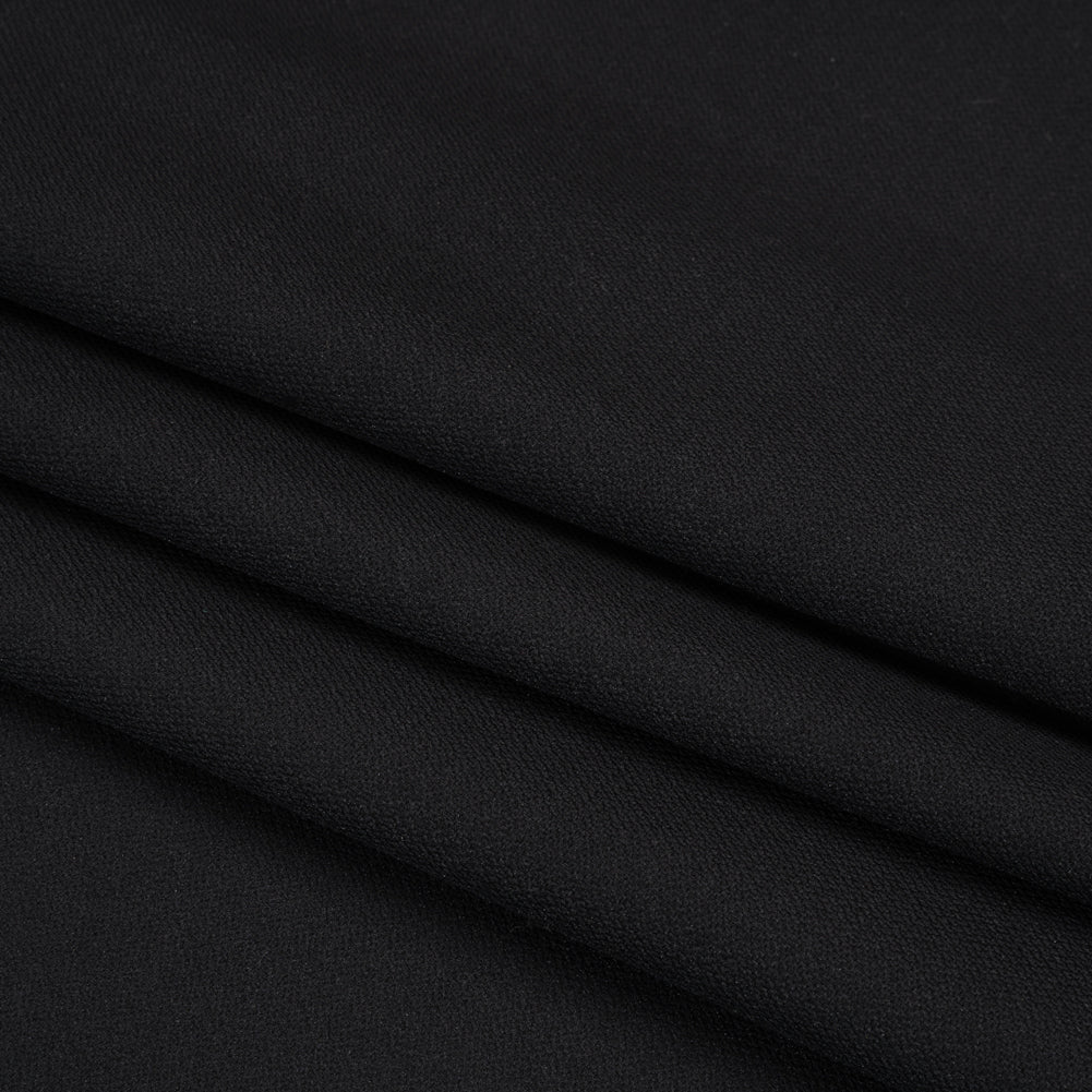 Ultra-Soft Fusible Interlining, Single-Faced Woven - Black Folded