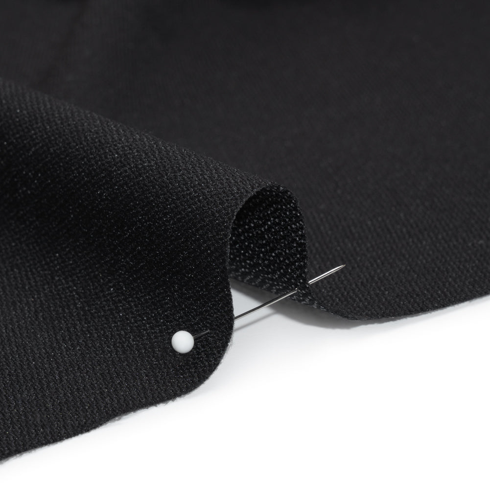 Ultra-Soft Fusible Interlining, Single-Faced Woven - Black Detail