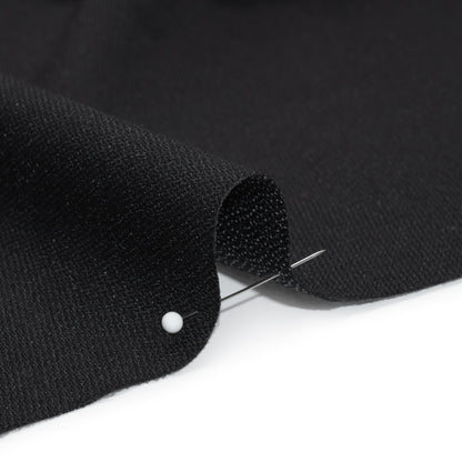 Ultra-Soft Fusible Interlining, Single-Faced Woven - Black Detail