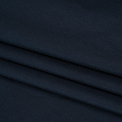 Egyptian Cotton Shirting - Navy Folded