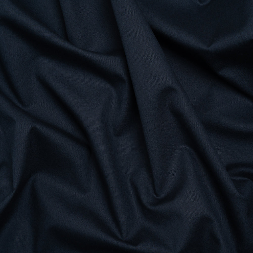 Lightweight Egyptian Cotton Shirting - Navy