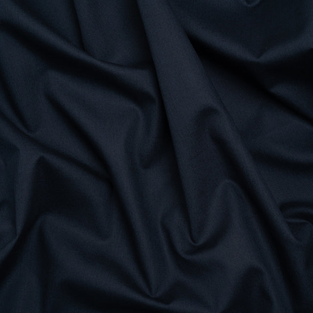 Lightweight Egyptian Cotton Shirting - Navy