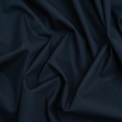Stretch Cotton Poplin - Navy - Chancay Collection
