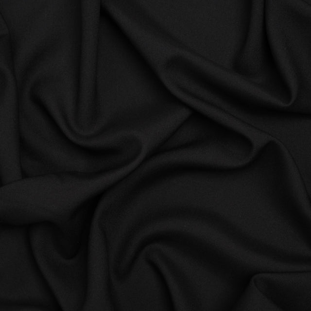 Lightweight Rayon Challis - Black - Baja Collection