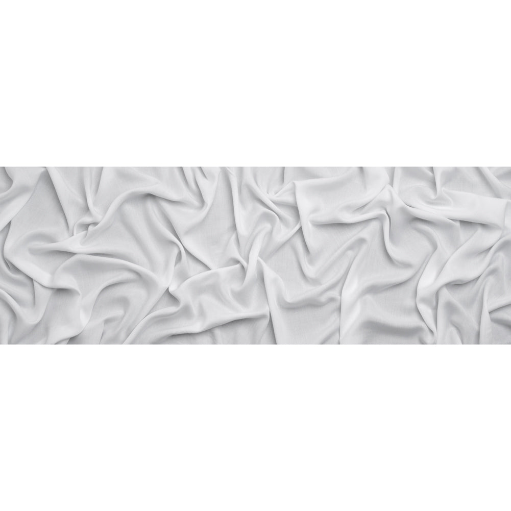 Lightweight Rayon Challis - White - Baja Collection - Full