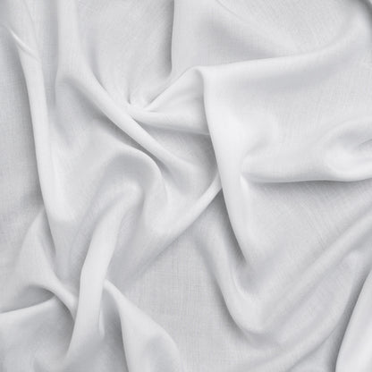 Lightweight Rayon Challis - White - Baja Collection