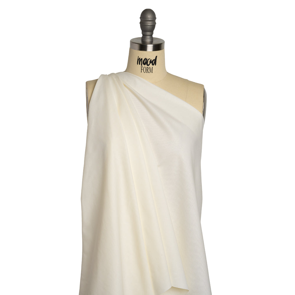 Poly-Cotton Twill Pocketing Fabric by Theory - Ivory Drape