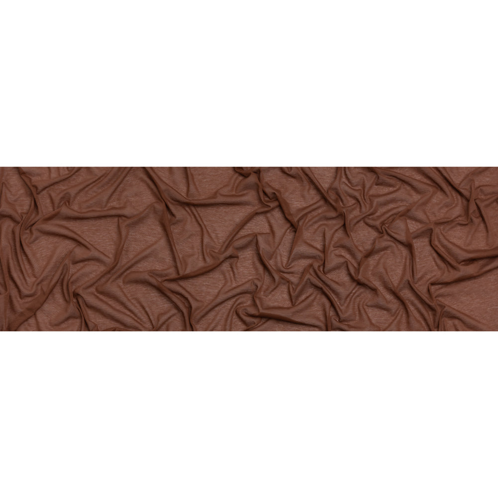 Featherweight Rayon Jersey - Auburn Brown - Designer Deadstock Full