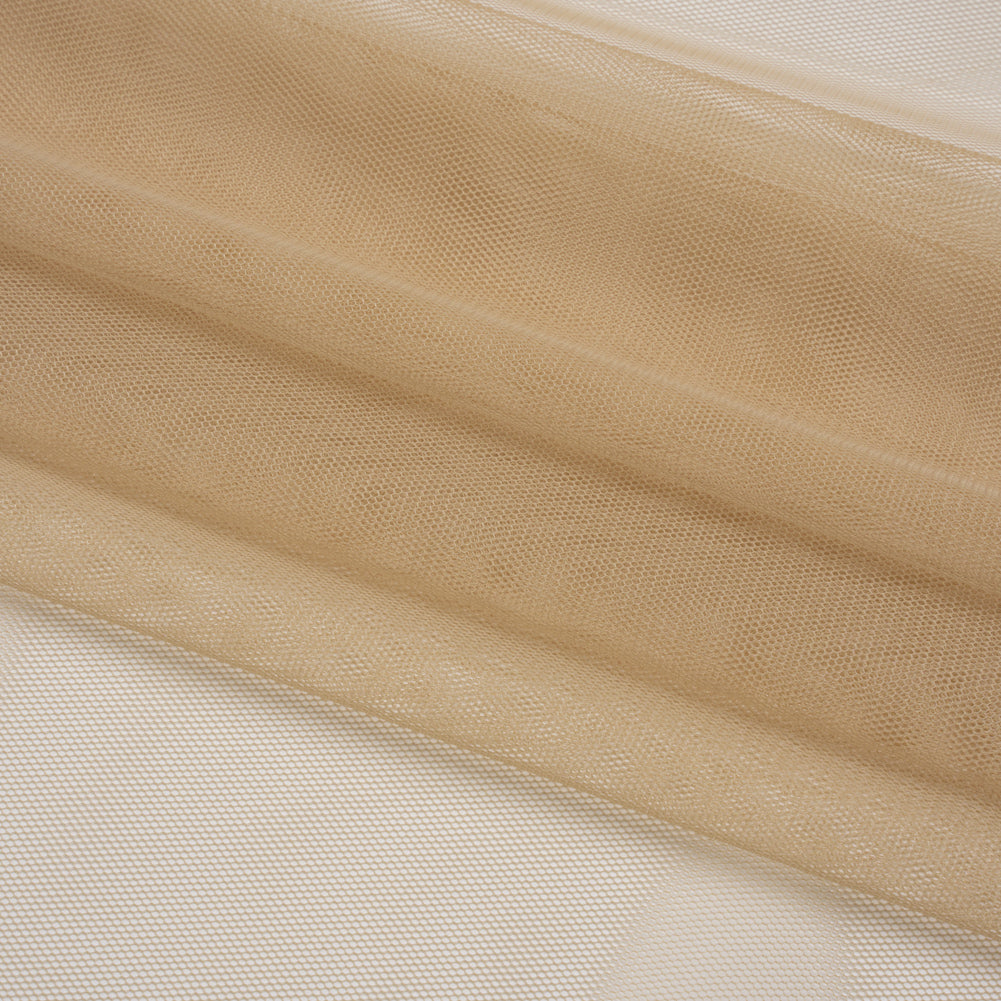 Polyester Tulle - Sand - Designer Deadstock - Folded