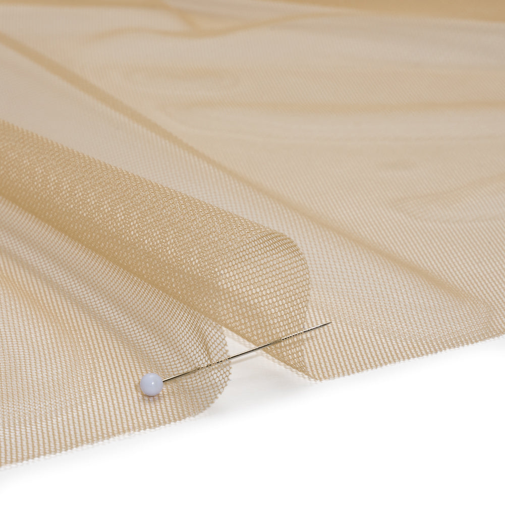 Polyester Tulle - Sand - Designer Deadstock - Detail