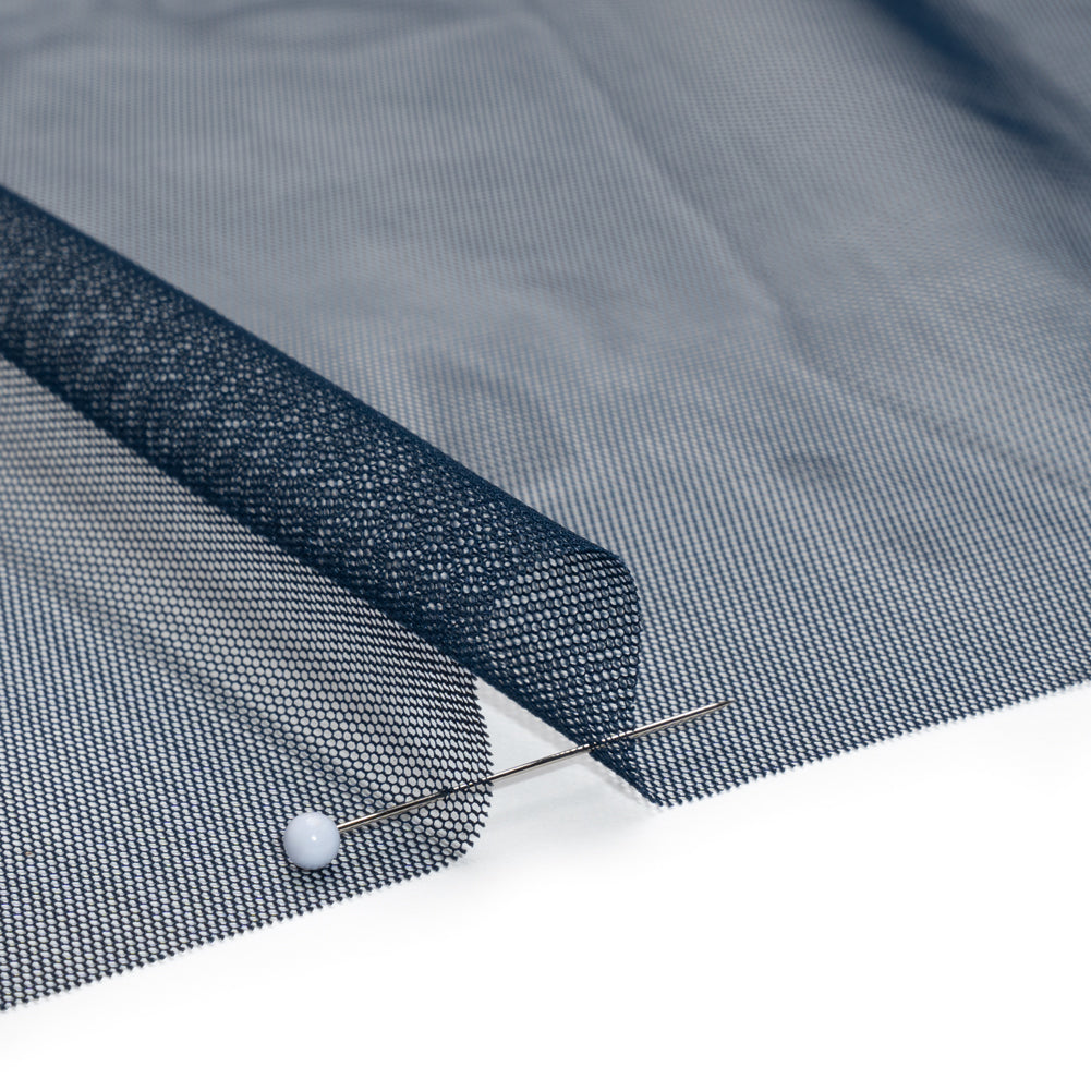 Polyester Tulle - Navy - Designer Deadstock - Detail