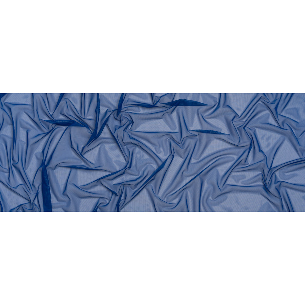 Polyester Stretch Mesh - Cobalt Blue - Designer Deadstock - Full