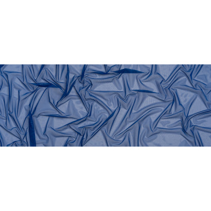 Polyester Stretch Mesh - Cobalt Blue - Designer Deadstock