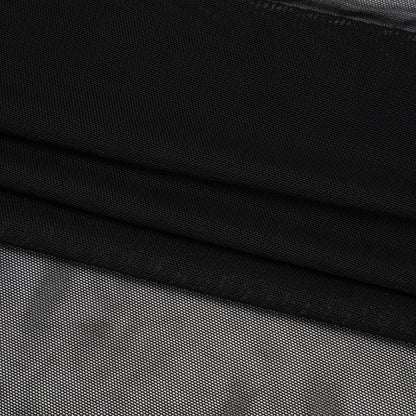 Polyester Stretch Mesh - Black - Designer Deadstock