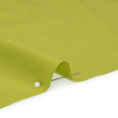 Stretch Cotton Poplin - Lime Green - Designer Deadstock
