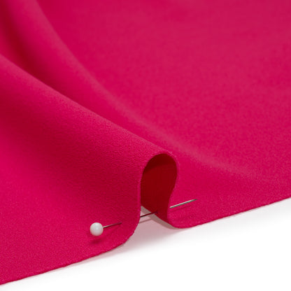 Stretch Polyester Liverpool Knit - Hot Pink - Designer Deadstock