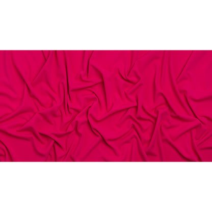Stretch Polyester Liverpool Knit - Hot Pink - Designer Deadstock