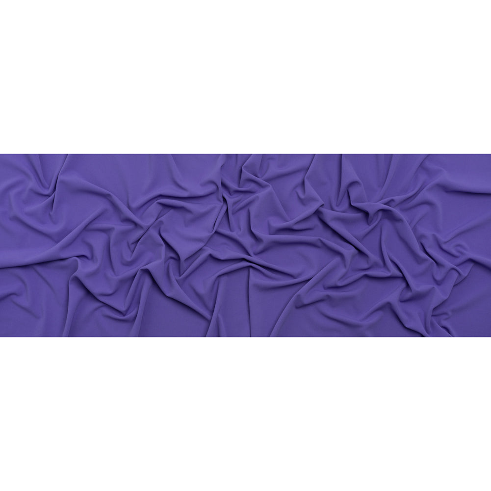 Stretch Polyester Crepe Double Knit - Blue Violet - Designer Deadstock - Full
