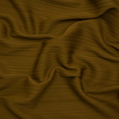 Ribbed Stretch Polyester Double Knit by Mara Hoffman - Olive - Designer Deadstock