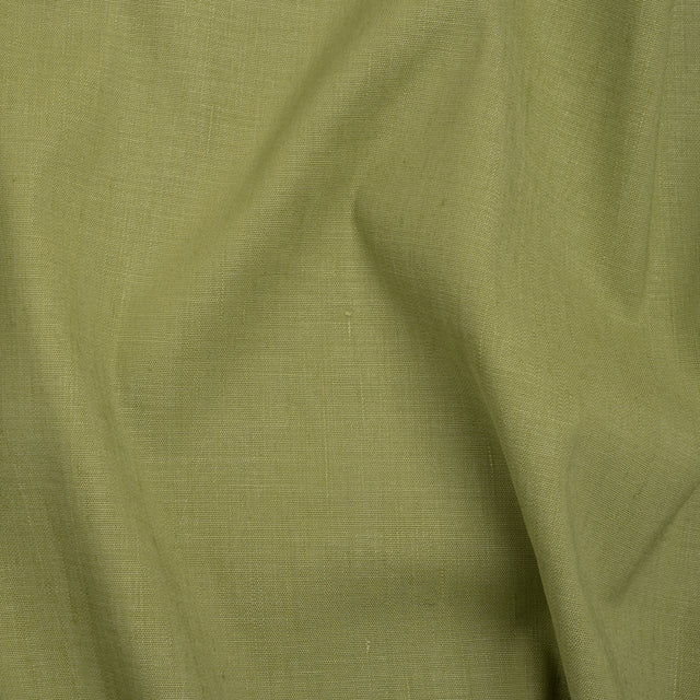 Stretch Linen Woven - Green Apple - Asturias Collection