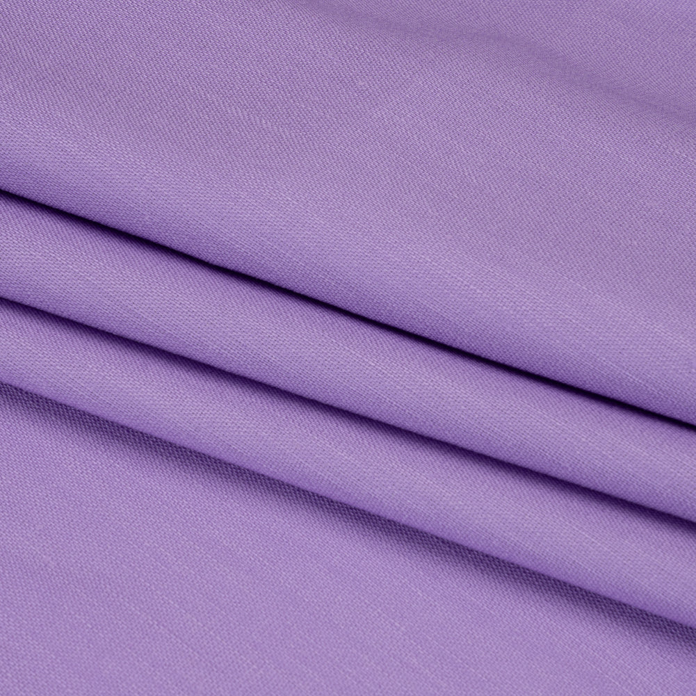 Stretch Linen Woven - Light Violet - Asturias Collection - Folded
