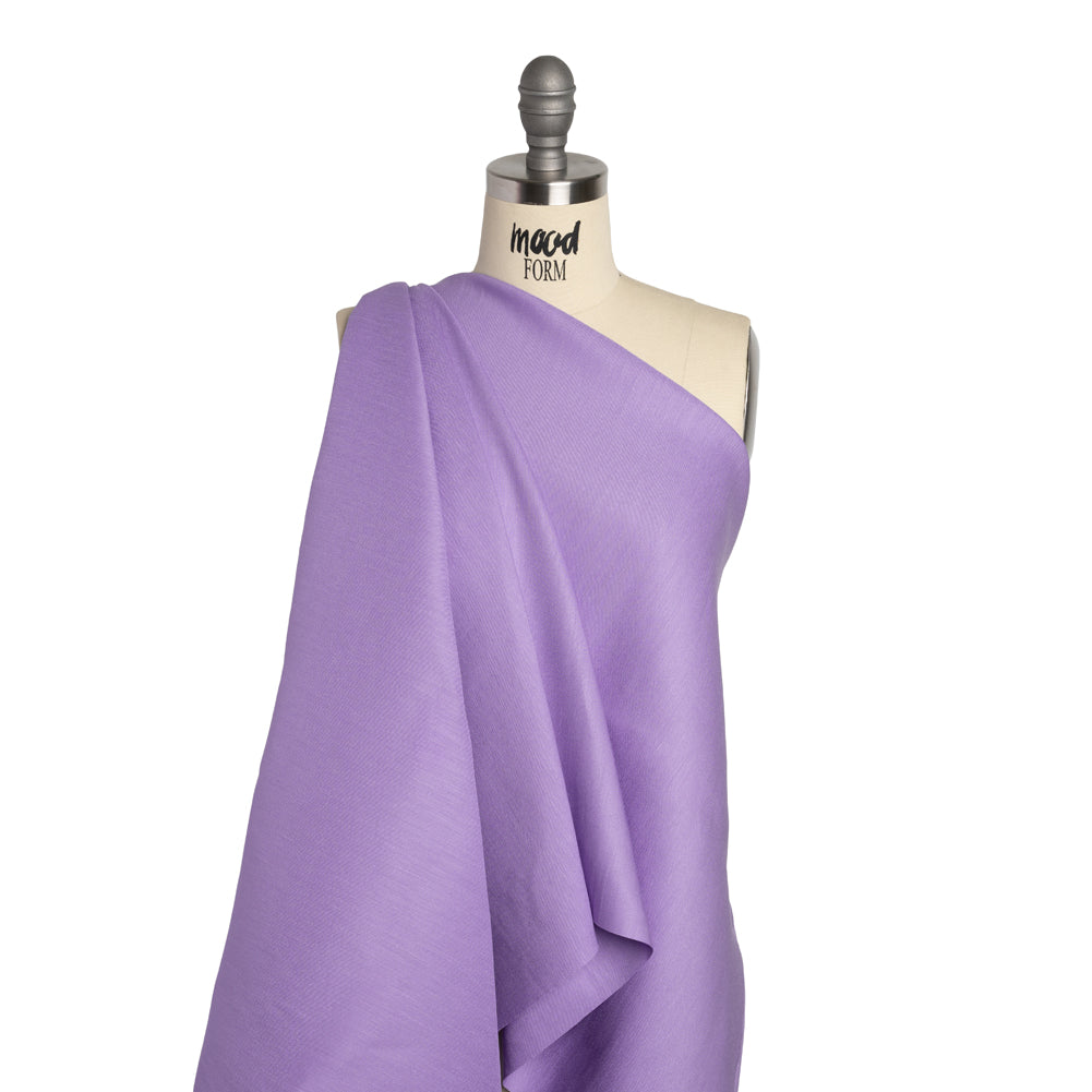 Stretch Linen Woven - Light Violet - Asturias Collection - Drape