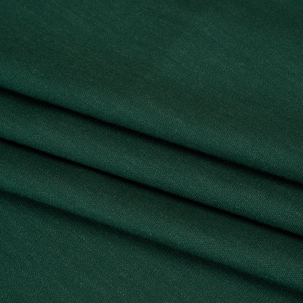 Stretch Linen Woven - Dark Teal - Asturias Collection - Folded