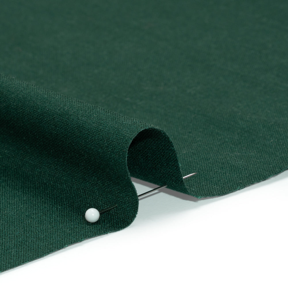 Stretch Linen Woven - Dark Teal - Asturias Collection - Detail
