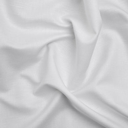 Medium Weight Linen and Cotton Woven - White