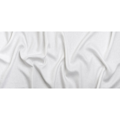 Heavyweight Basketweave Linen Woven - Off-White Drape