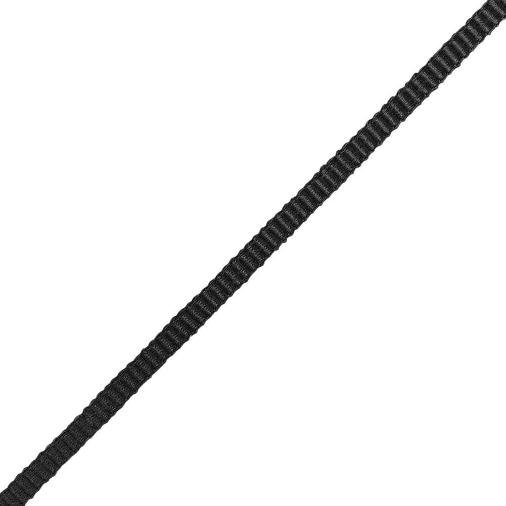 Grosgrain Ribbon - 3mm - Black - Folded