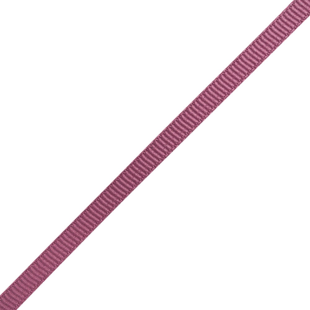 Grosgrain Ribbon - 5mm - Amaranth - Folded