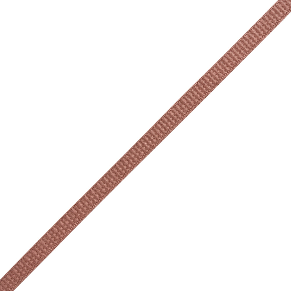 Grosgrain Ribbon - 5mm - Dusty Rose - Folded