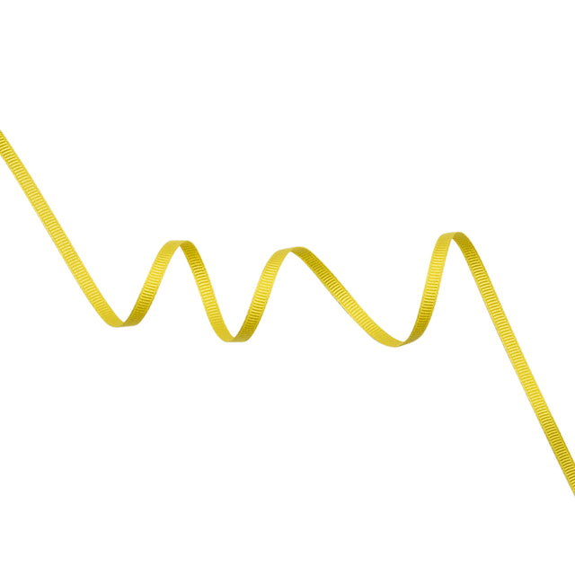 Grosgrain Ribbon - 5mm - Sunshine Yellow