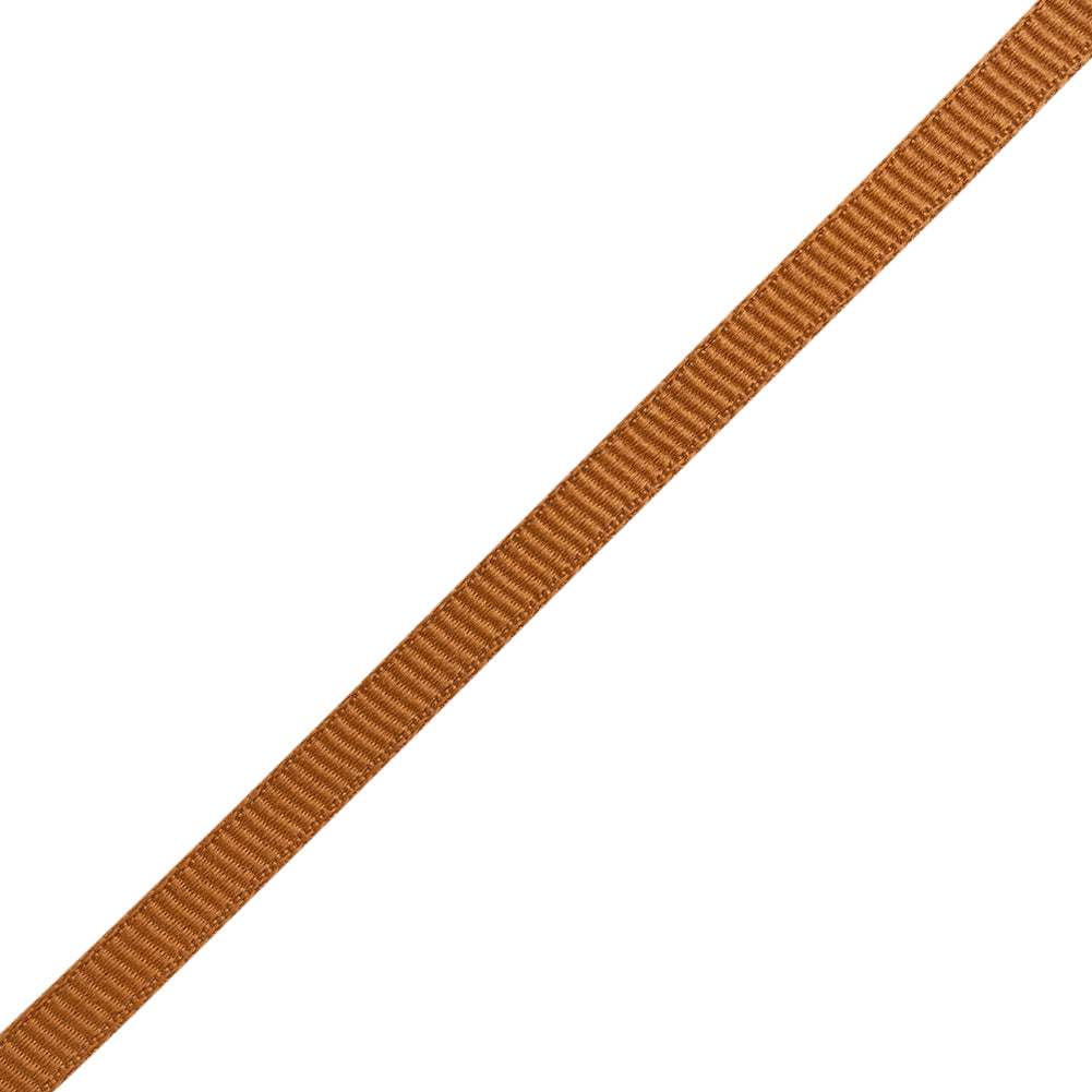 Grosgrain Ribbon - 5mm - Light Brown - Folded