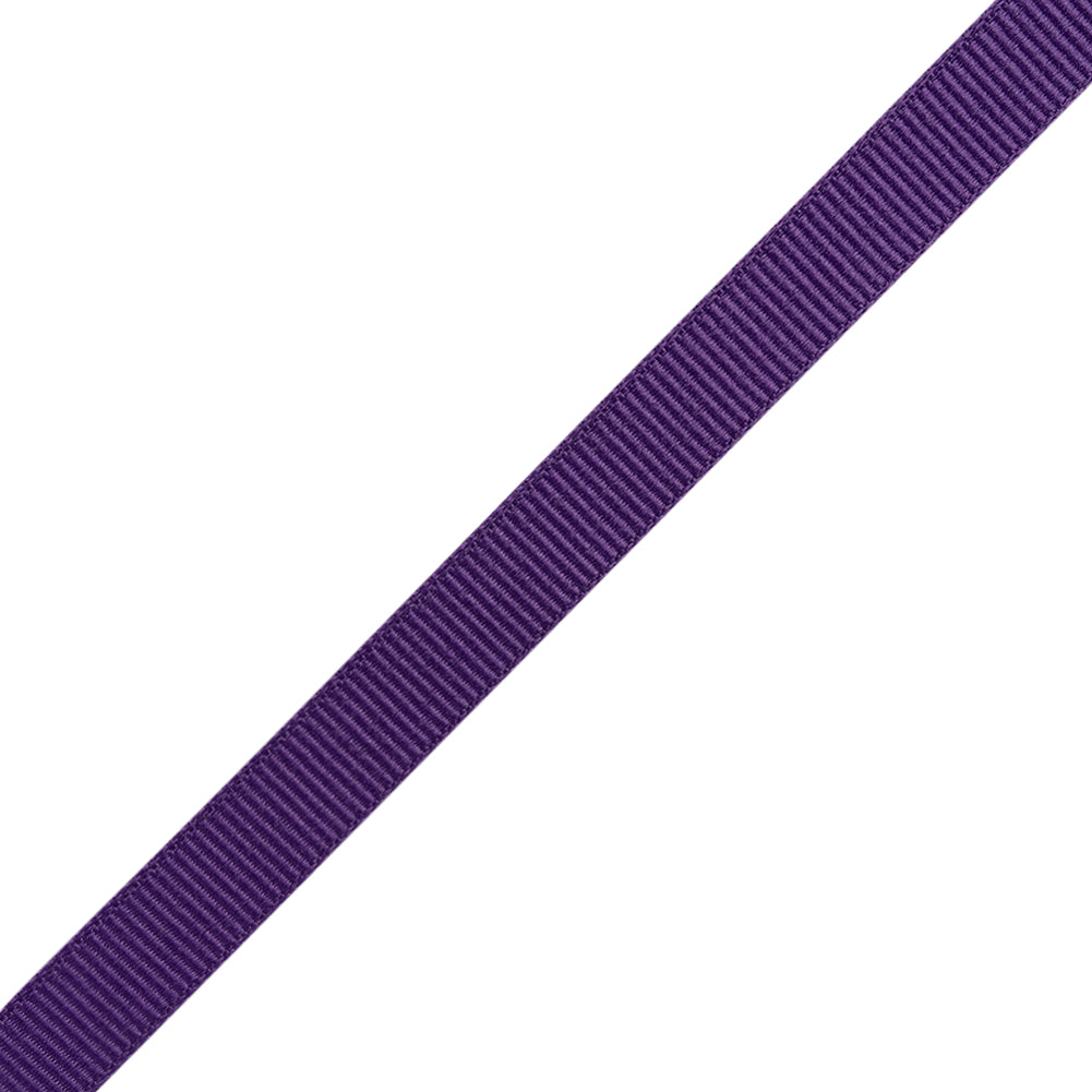 Grosgrain Ribbon - 10mm - Purple - Folded