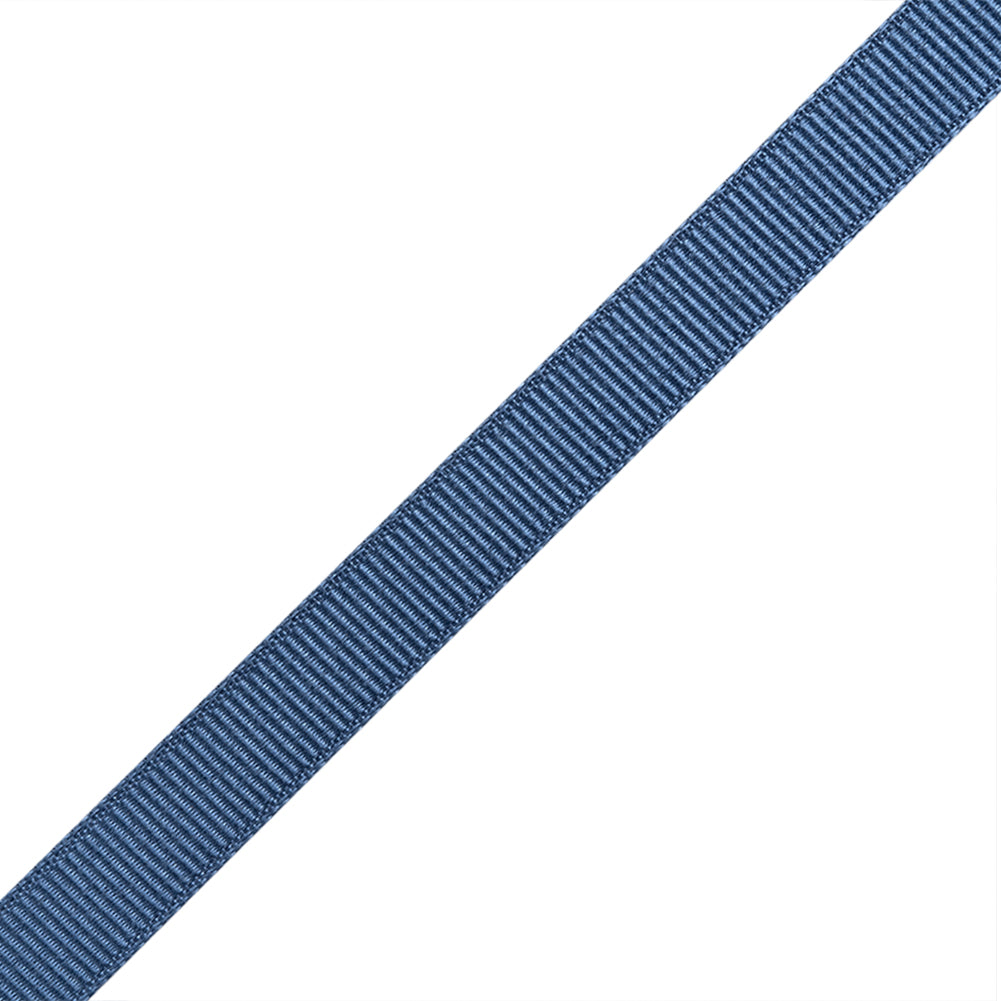 Grosgrain Ribbon - 10mm - Light Navy - Folded