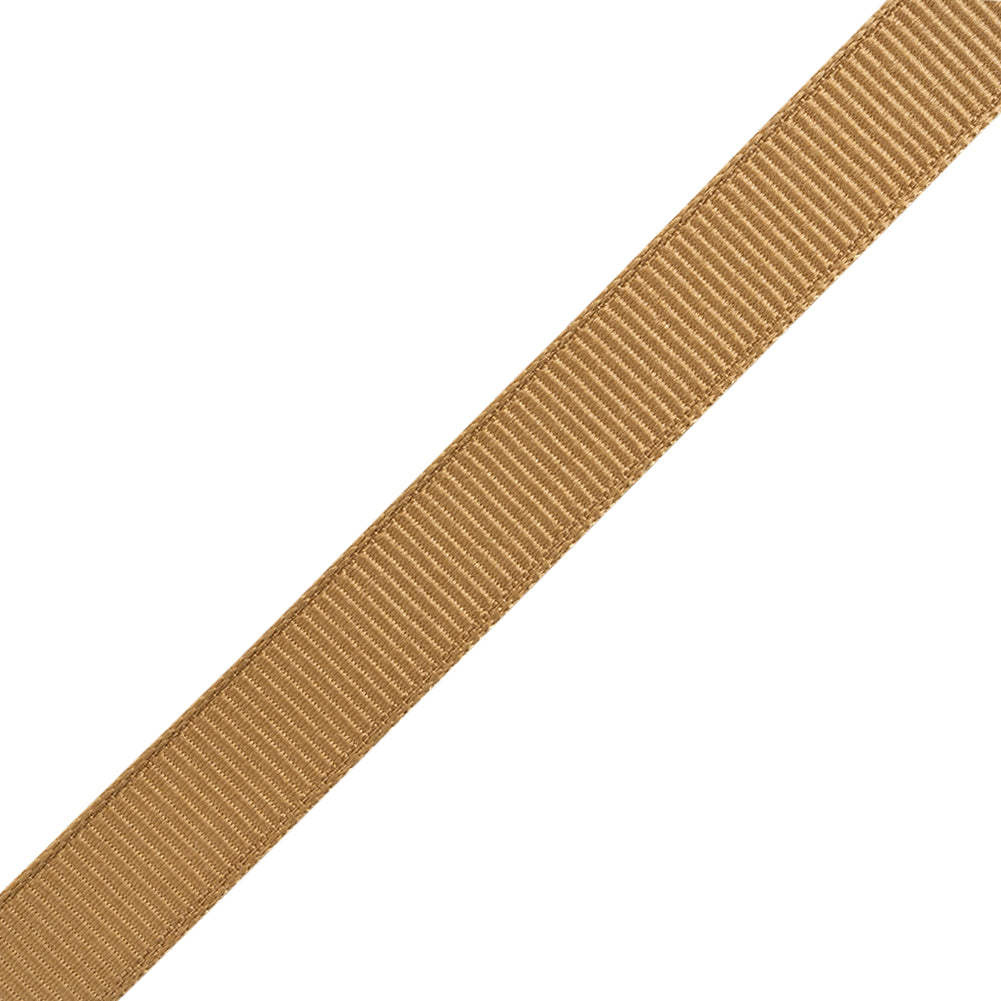 Grosgrain Ribbon - 10mm - Coffee - Folded