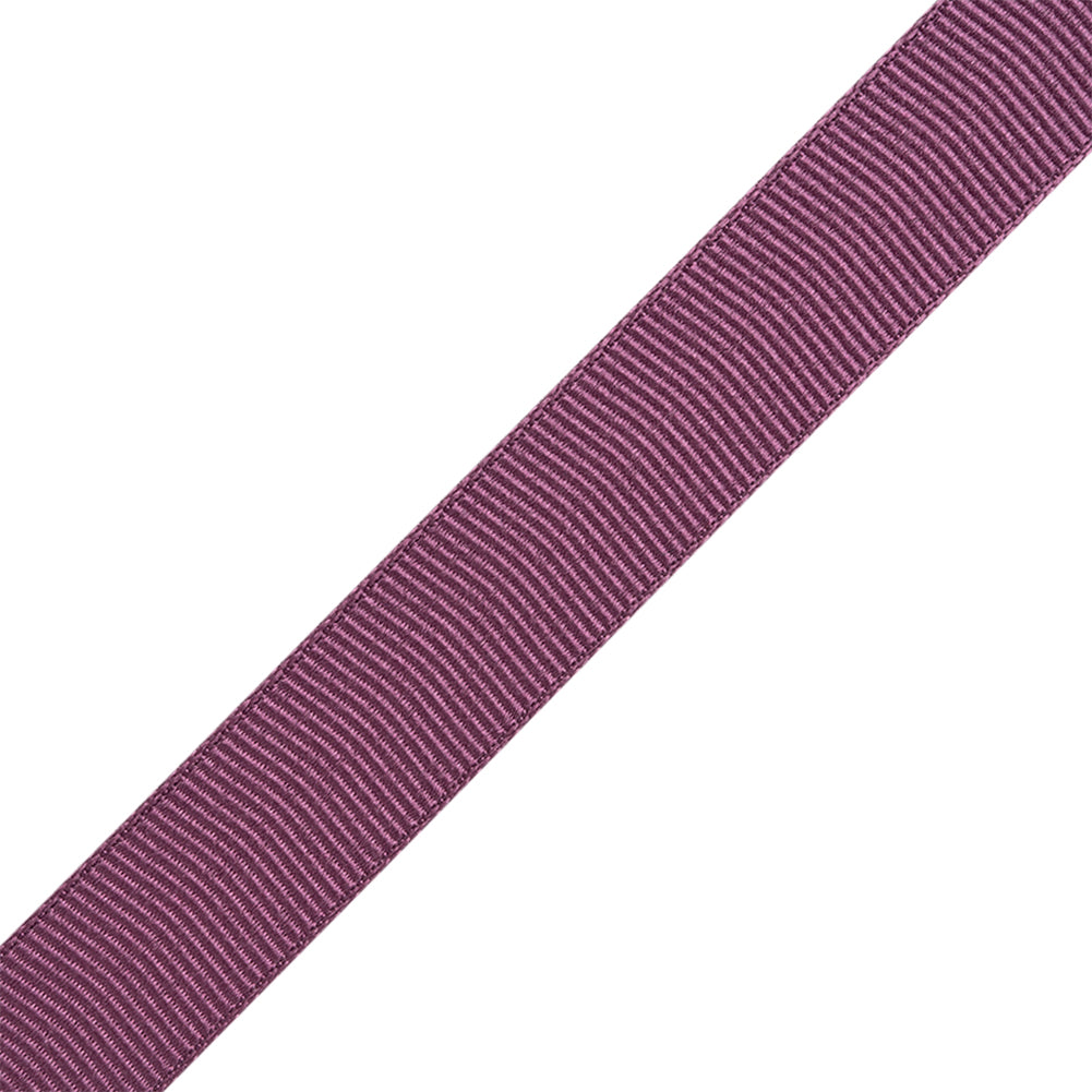 Grosgrain Ribbon - 15mm - Grape - Folded