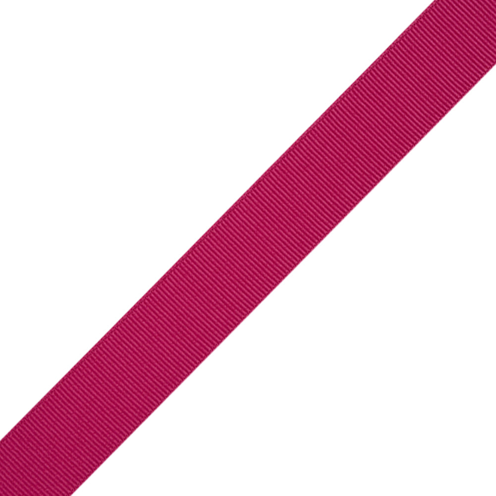 Grosgrain Ribbon - 20mm - Fuchsia - Folded