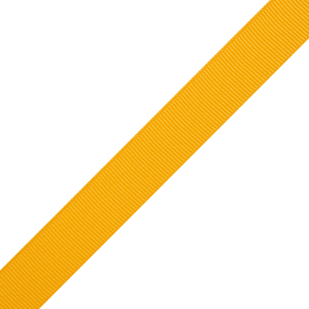 Grosgrain Ribbon - 20mm - Yellow - Folded