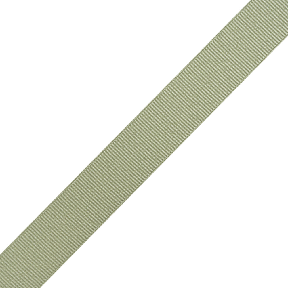 Grosgrain Ribbon - 20mm - Light Olive - Folded