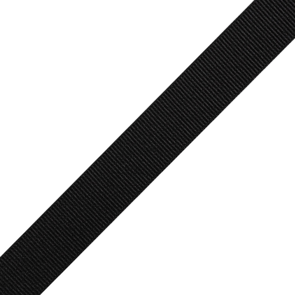 Grosgrain Ribbon - 20mm - Black - Folded