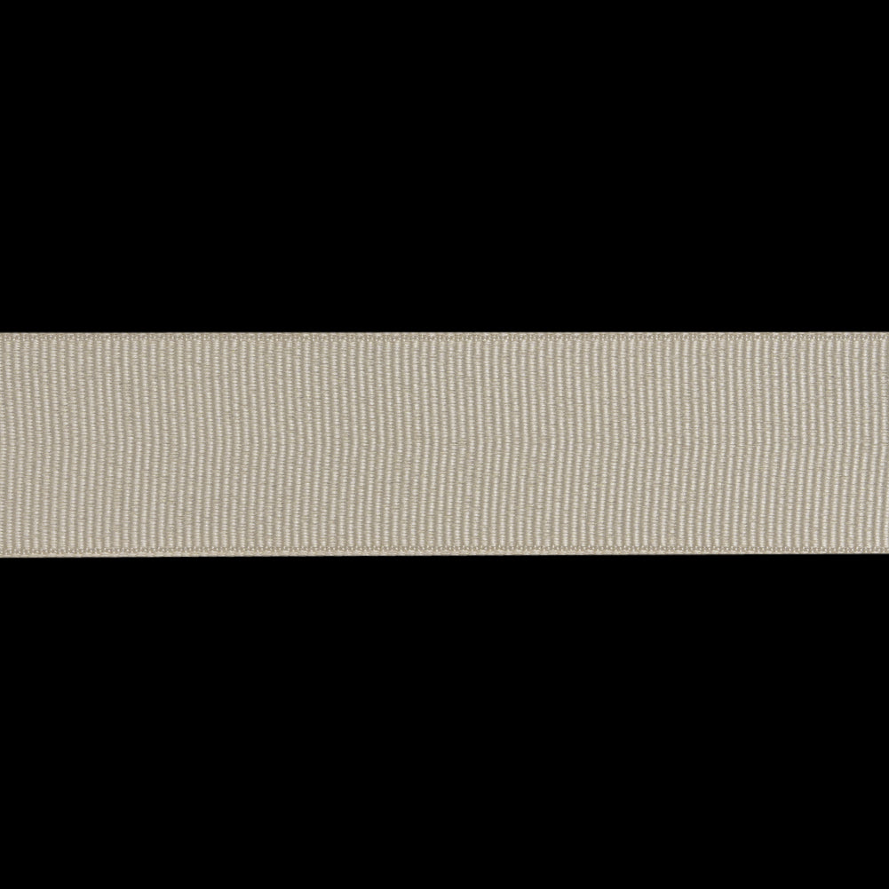 Grosgrain Ribbon - 25mm - Light Beige - Folded